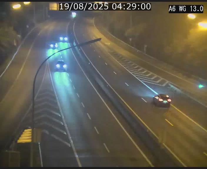 <h2>Traffic live webcam Luxembourg Mamer - A6 - BK 13 - direction Luxembourg/France/Allemagne</h2>