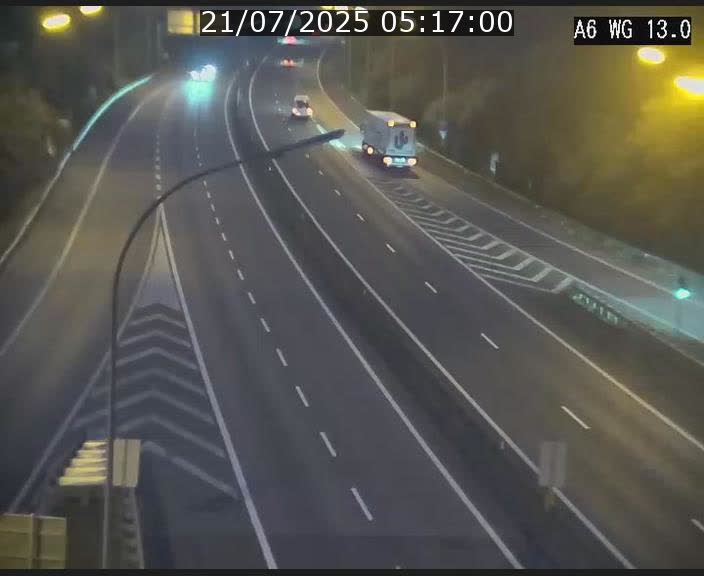 <h2>Traffic live webcam Luxembourg Mamer - A6 - BK 13 - direction Luxembourg/France/Allemagne</h2>