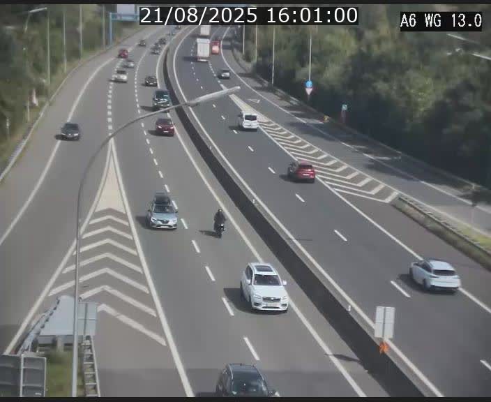 <h2>Traffic live webcam Luxembourg Mamer - A6 - BK 13 - direction Luxembourg/France/Allemagne</h2>