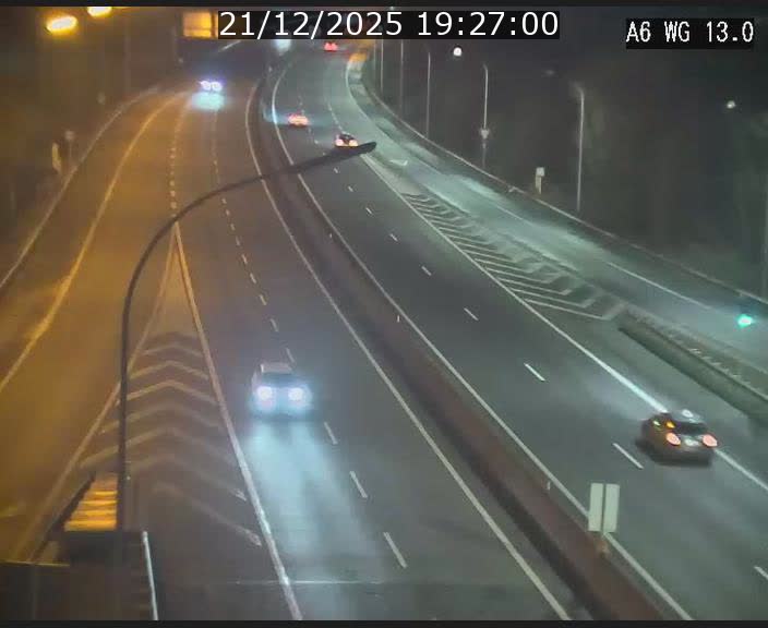 <h2>Traffic live webcam Luxembourg Mamer - A6 - BK 13 - direction Luxembourg/France/Allemagne</h2>