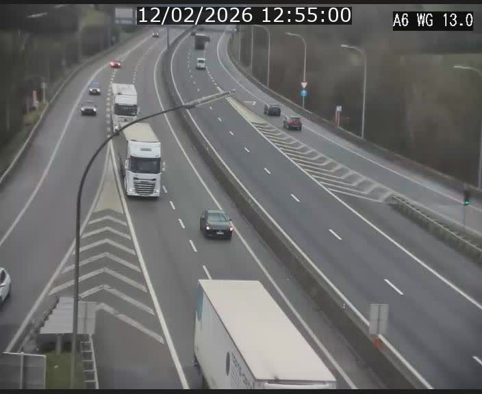 <h2>Traffic live webcam Luxembourg Mamer - A6 - BK 13 - direction Luxembourg/France/Allemagne</h2>