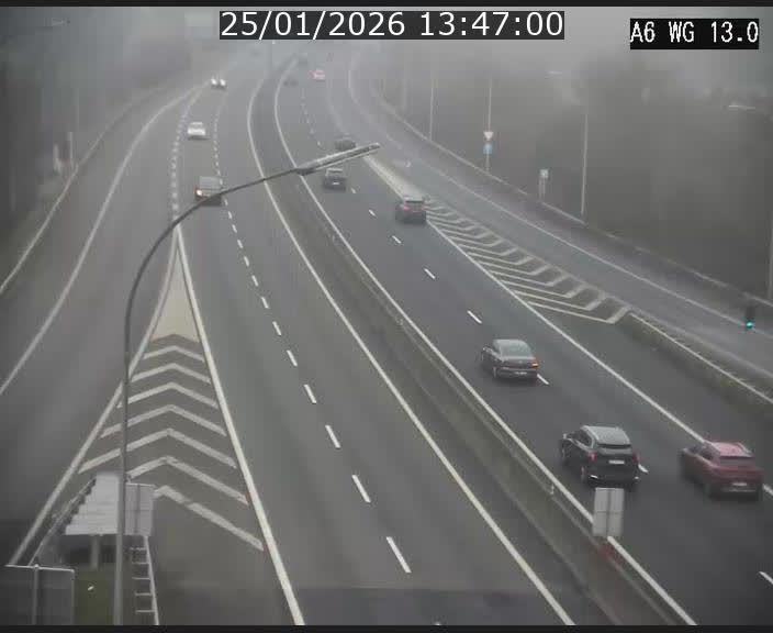 <h2>Traffic live webcam Luxembourg Mamer - A6 - BK 13 - direction Luxembourg/France/Allemagne</h2>