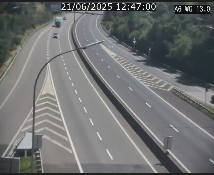 <h2>Traffic live webcam Luxembourg Mamer - A6 - BK 13 - direction Luxembourg/France/Allemagne</h2>