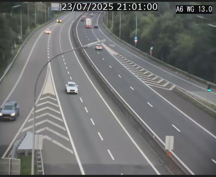 <h2>Traffic live webcam Luxembourg Mamer - A6 - BK 13 - direction Luxembourg/France/Allemagne</h2>