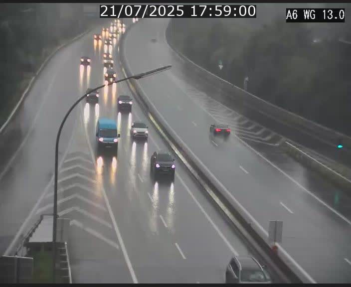 <h2>Traffic live webcam Luxembourg Mamer - A6 - BK 13 - direction Luxembourg/France/Allemagne</h2>