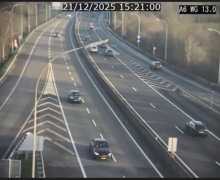 <h2>Traffic live webcam Luxembourg Mamer - A6 - BK 13 - direction Luxembourg/France/Allemagne</h2>