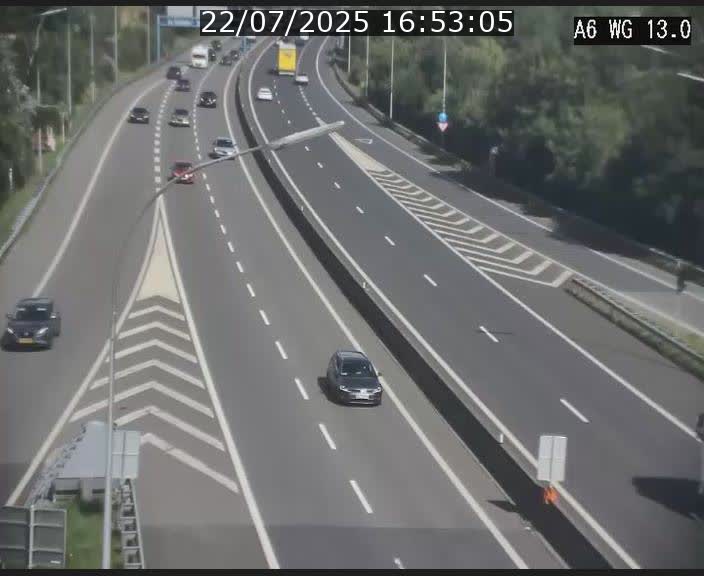 <h2>Traffic live webcam Luxembourg Mamer - A6 - BK 13 - direction Luxembourg/France/Allemagne</h2>