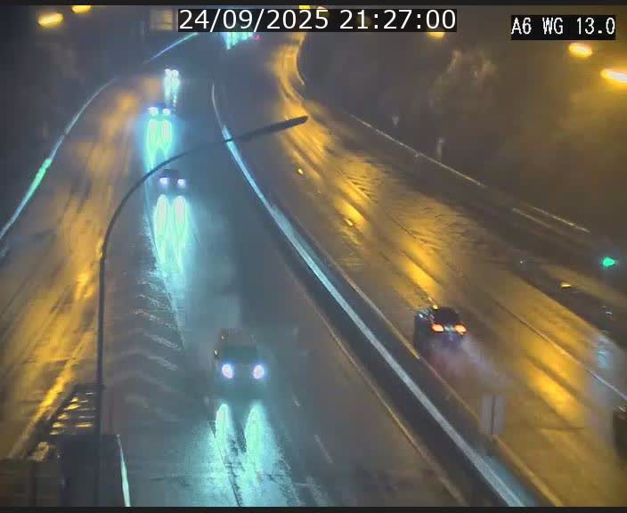 Traffic live webcam Luxembourg Mamer - A6 - BK 13 - direction Luxembourg/France/Allemagne