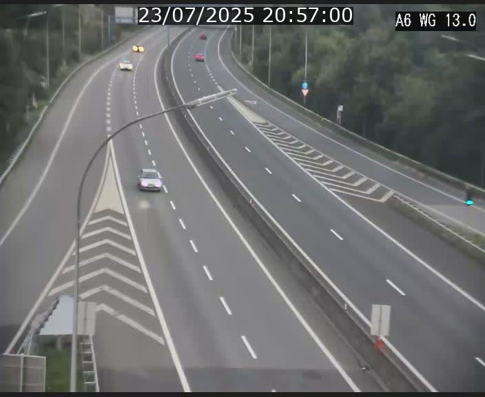 <h2>Traffic live webcam Luxembourg Mamer - A6 - BK 13 - direction Luxembourg/France/Allemagne</h2>