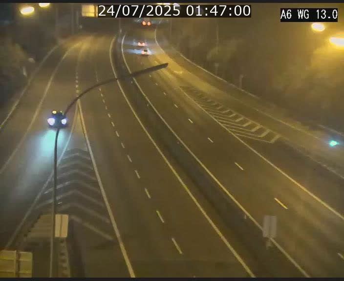 <h2>Traffic live webcam Luxembourg Mamer - A6 - BK 13 - direction Luxembourg/France/Allemagne</h2>