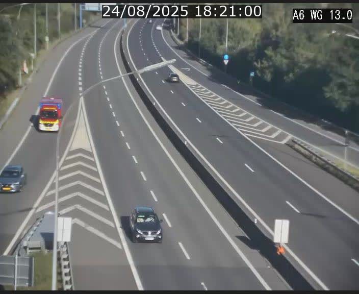 <h2>Traffic live webcam Luxembourg Mamer - A6 - BK 13 - direction Luxembourg/France/Allemagne</h2>