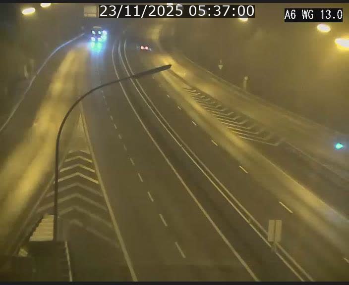 <h2>Traffic live webcam Luxembourg Mamer - A6 - BK 13 - direction Luxembourg/France/Allemagne</h2>