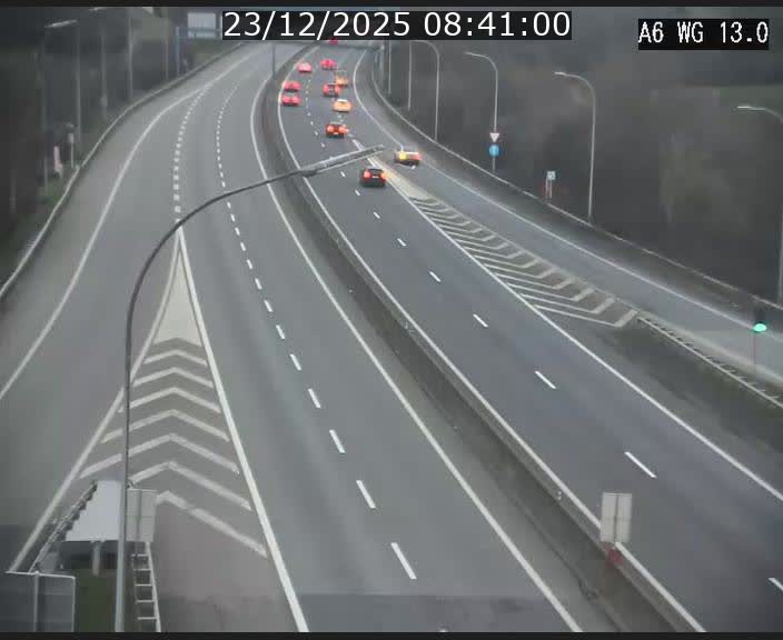 <h2>Traffic live webcam Luxembourg Mamer - A6 - BK 13 - direction Luxembourg/France/Allemagne</h2>