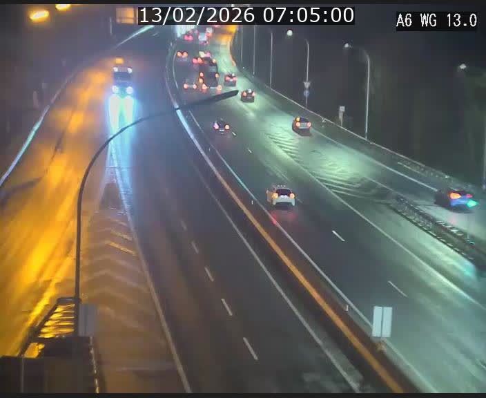 <h2>Traffic live webcam Luxembourg Mamer - A6 - BK 13 - direction Luxembourg/France/Allemagne</h2>