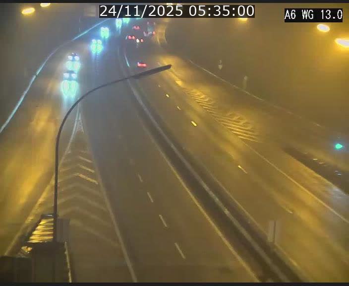<h2>Traffic live webcam Luxembourg Mamer - A6 - BK 13 - direction Luxembourg/France/Allemagne</h2>