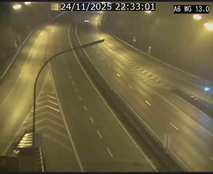 <h2>Traffic live webcam Luxembourg Mamer - A6 - BK 13 - direction Luxembourg/France/Allemagne</h2>