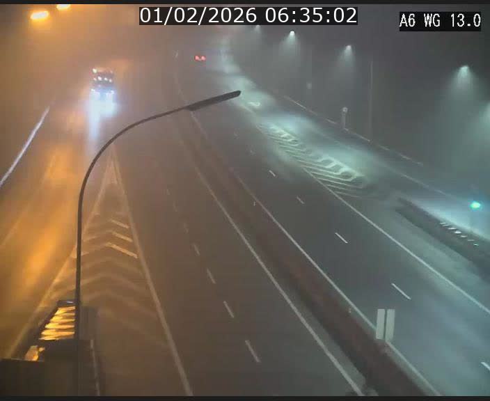 <h2>Traffic live webcam Luxembourg Mamer - A6 - BK 13 - direction Luxembourg/France/Allemagne</h2>