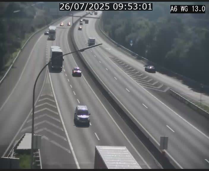 <h2>Traffic live webcam Luxembourg Mamer - A6 - BK 13 - direction Luxembourg/France/Allemagne</h2>