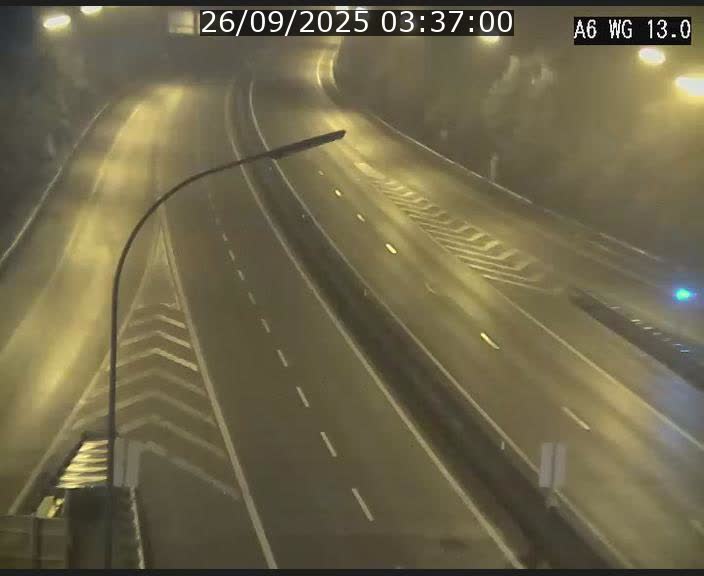 Traffic live webcam Luxembourg Mamer - A6 - BK 13 - direction Luxembourg/France/Allemagne