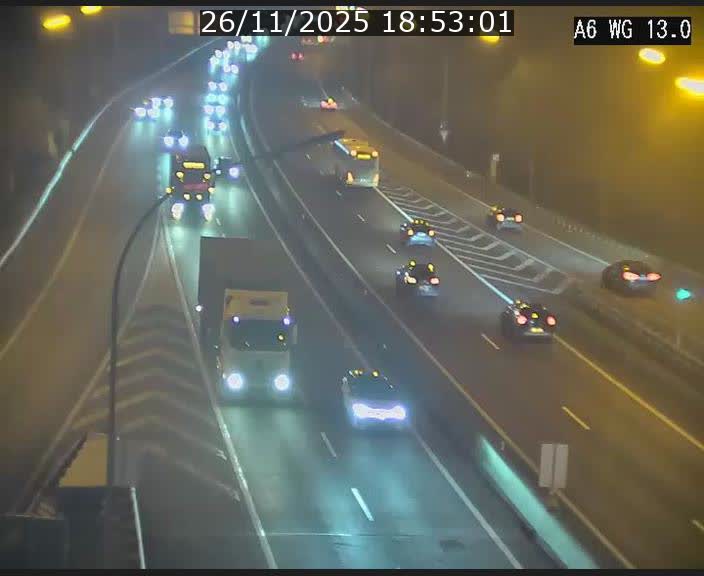 <h2>Traffic live webcam Luxembourg Mamer - A6 - BK 13 - direction Luxembourg/France/Allemagne</h2>