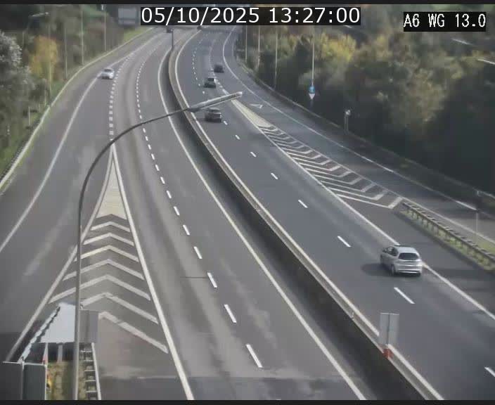 <h2>Traffic live webcam Luxembourg Mamer - A6 - BK 13 - direction Luxembourg/France/Allemagne</h2>