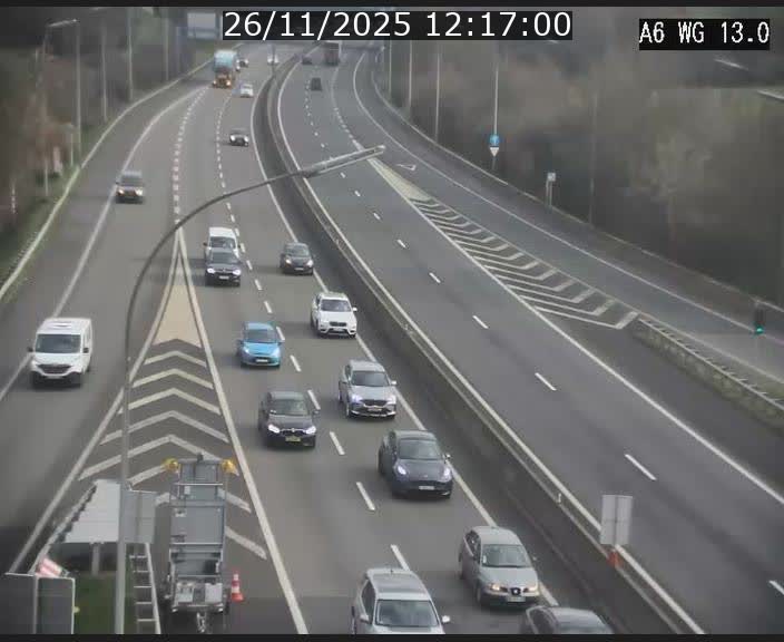 <h2>Traffic live webcam Luxembourg Mamer - A6 - BK 13 - direction Luxembourg/France/Allemagne</h2>