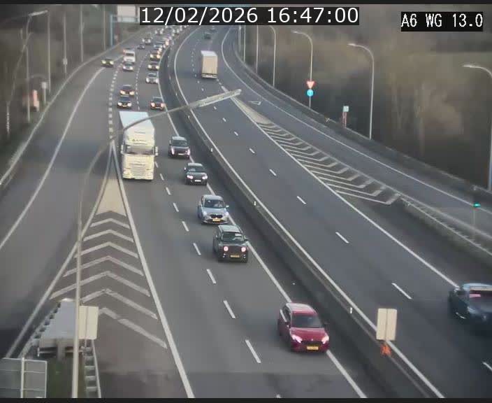 <h2>Traffic live webcam Luxembourg Mamer - A6 - BK 13 - direction Luxembourg/France/Allemagne</h2>