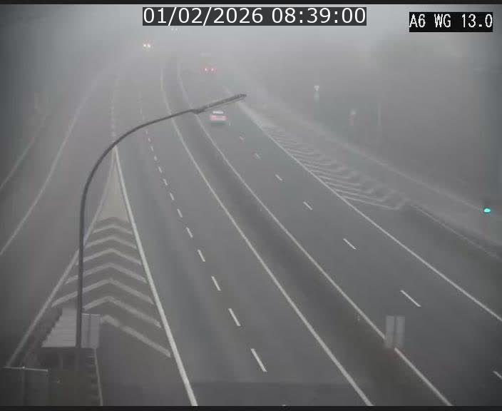 <h2>Traffic live webcam Luxembourg Mamer - A6 - BK 13 - direction Luxembourg/France/Allemagne</h2>