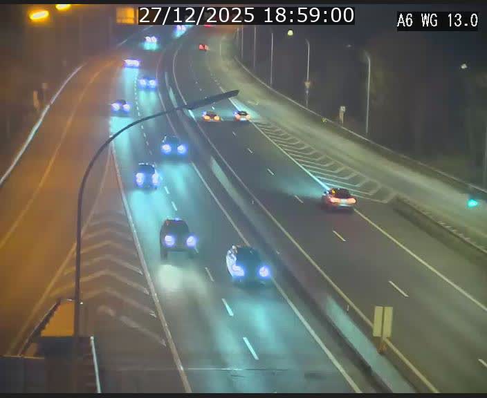 <h2>Traffic live webcam Luxembourg Mamer - A6 - BK 13 - direction Luxembourg/France/Allemagne</h2>