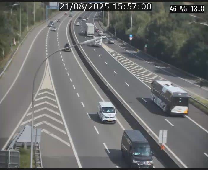 <h2>Traffic live webcam Luxembourg Mamer - A6 - BK 13 - direction Luxembourg/France/Allemagne</h2>