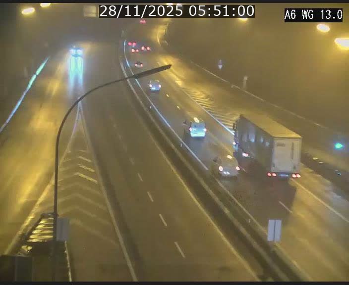 <h2>Traffic live webcam Luxembourg Mamer - A6 - BK 13 - direction Luxembourg/France/Allemagne</h2>