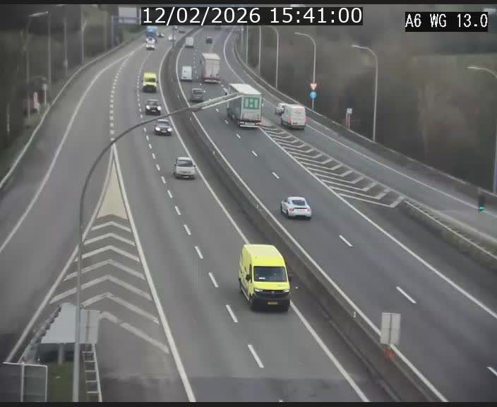 <h2>Traffic live webcam Luxembourg Mamer - A6 - BK 13 - direction Luxembourg/France/Allemagne</h2>