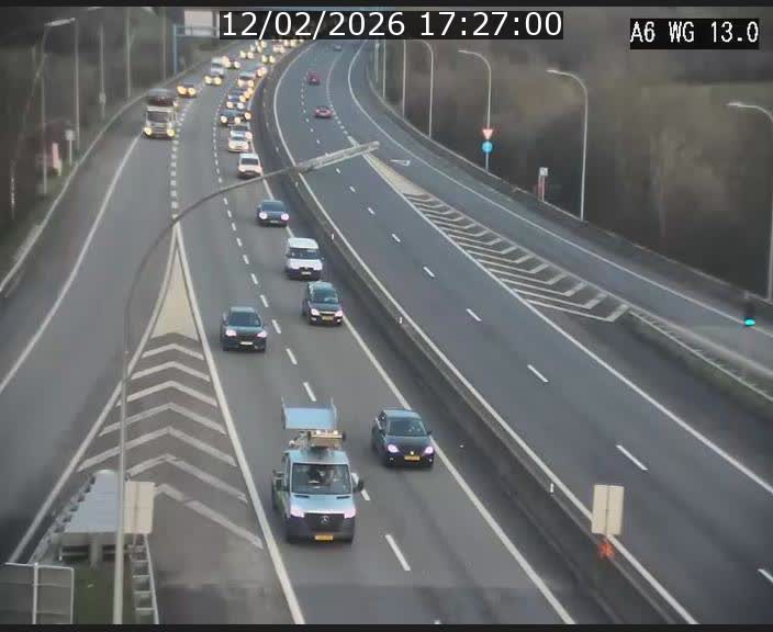 <h2>Traffic live webcam Luxembourg Mamer - A6 - BK 13 - direction Luxembourg/France/Allemagne</h2>