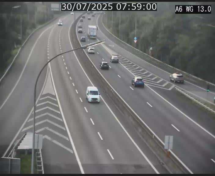 <h2>Traffic live webcam Luxembourg Mamer - A6 - BK 13 - direction Luxembourg/France/Allemagne</h2>
