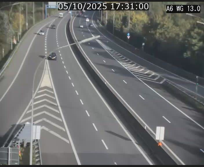 <h2>Traffic live webcam Luxembourg Mamer - A6 - BK 13 - direction Luxembourg/France/Allemagne</h2>
