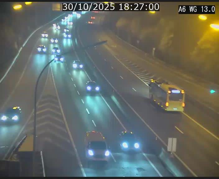 <h2>Traffic live webcam Luxembourg Mamer - A6 - BK 13 - direction Luxembourg/France/Allemagne</h2>