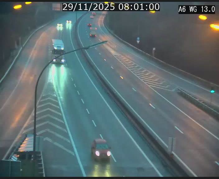 <h2>Traffic live webcam Luxembourg Mamer - A6 - BK 13 - direction Luxembourg/France/Allemagne</h2>