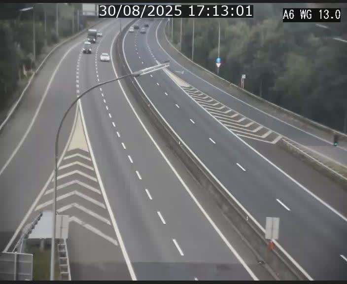 <h2>Traffic live webcam Luxembourg Mamer - A6 - BK 13 - direction Luxembourg/France/Allemagne</h2>