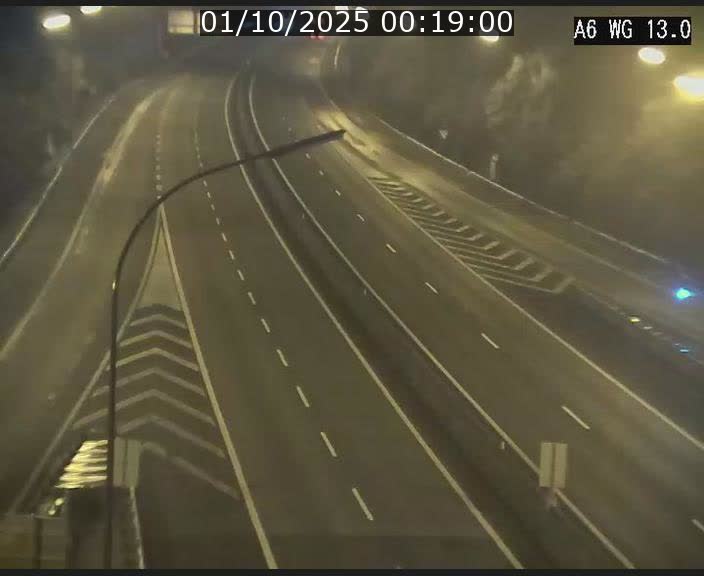 <h2>Traffic live webcam Luxembourg Mamer - A6 - BK 13 - direction Luxembourg/France/Allemagne</h2>