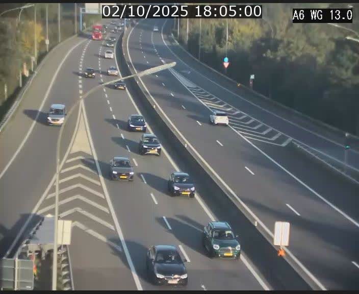 <h2>Traffic live webcam Luxembourg Mamer - A6 - BK 13 - direction Luxembourg/France/Allemagne</h2>