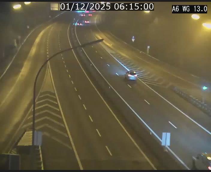 <h2>Traffic live webcam Luxembourg Mamer - A6 - BK 13 - direction Luxembourg/France/Allemagne</h2>