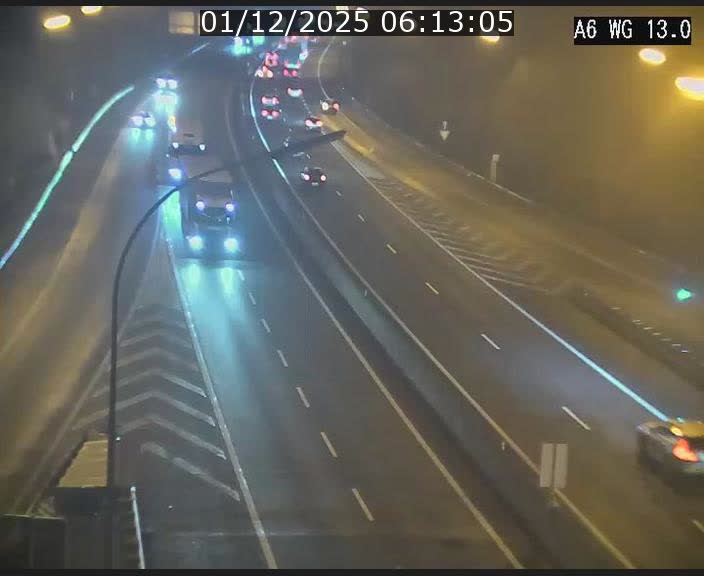 <h2>Traffic live webcam Luxembourg Mamer - A6 - BK 13 - direction Luxembourg/France/Allemagne</h2>