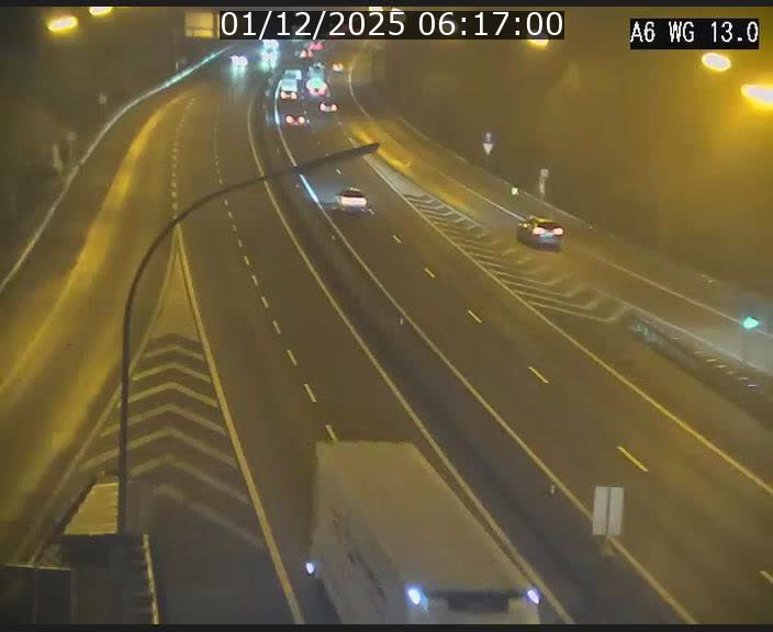 <h2>Traffic live webcam Luxembourg Mamer - A6 - BK 13 - direction Luxembourg/France/Allemagne</h2>