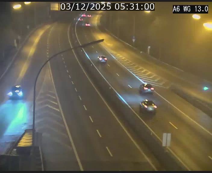 <h2>Traffic live webcam Luxembourg Mamer - A6 - BK 13 - direction Luxembourg/France/Allemagne</h2>