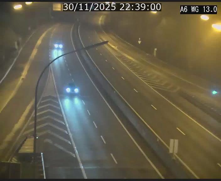 <h2>Traffic live webcam Luxembourg Mamer - A6 - BK 13 - direction Luxembourg/France/Allemagne</h2>