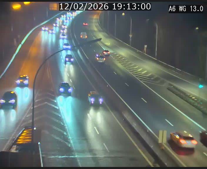 <h2>Traffic live webcam Luxembourg Mamer - A6 - BK 13 - direction Luxembourg/France/Allemagne</h2>