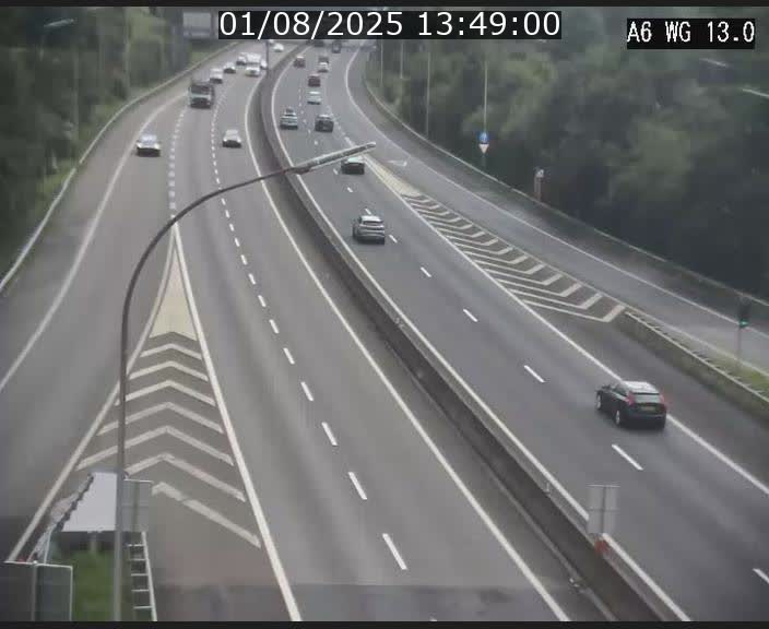 <h2>Traffic live webcam Luxembourg Mamer - A6 - BK 13 - direction Luxembourg/France/Allemagne</h2>