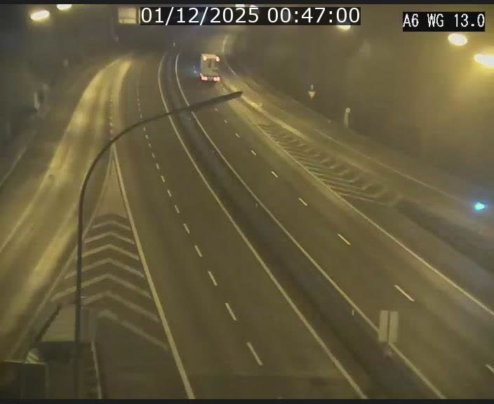 <h2>Traffic live webcam Luxembourg Mamer - A6 - BK 13 - direction Luxembourg/France/Allemagne</h2>