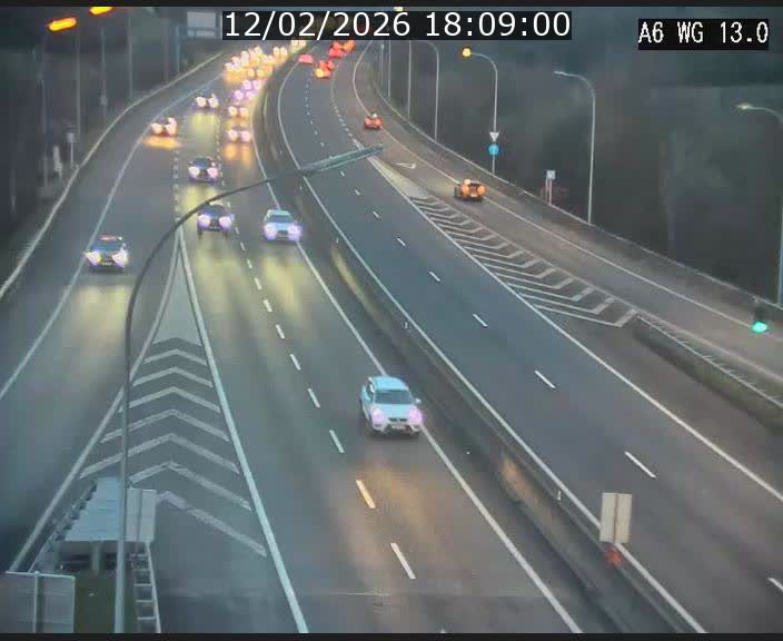 <h2>Traffic live webcam Luxembourg Mamer - A6 - BK 13 - direction Luxembourg/France/Allemagne</h2>