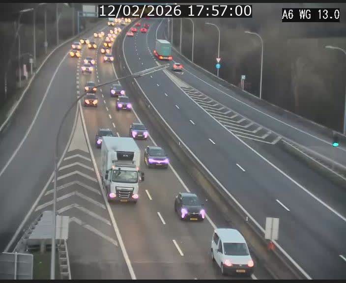 <h2>Traffic live webcam Luxembourg Mamer - A6 - BK 13 - direction Luxembourg/France/Allemagne</h2>